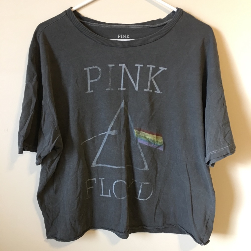 Pink Floyd Cropped Graphic Tee